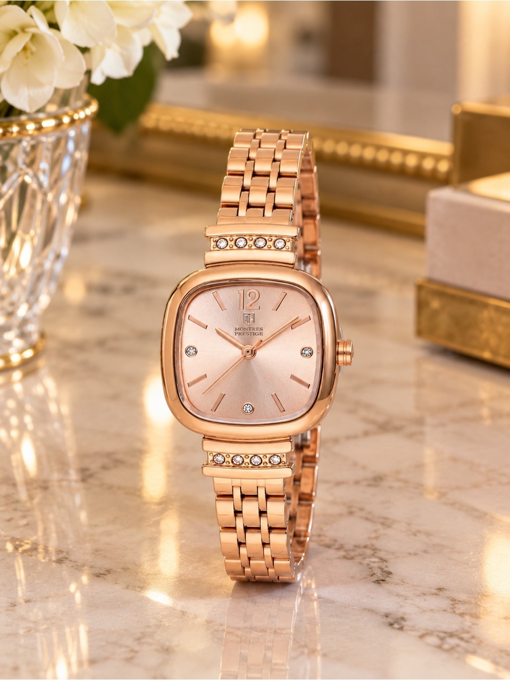 Montres Prestige x Invicta MPW-0038 Rose Gold Women’s Watch NWT